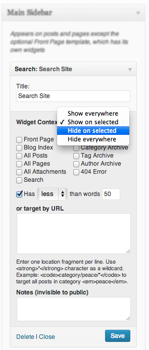 widget-context