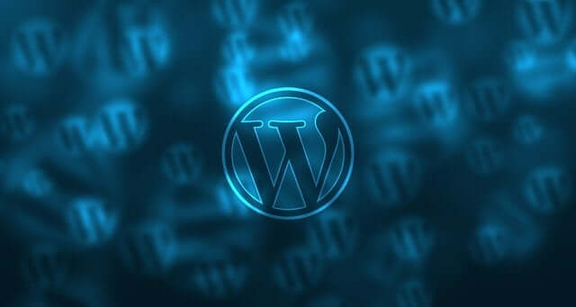 Niebieskie logo WordPress